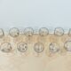 Set of 11 drip glasses