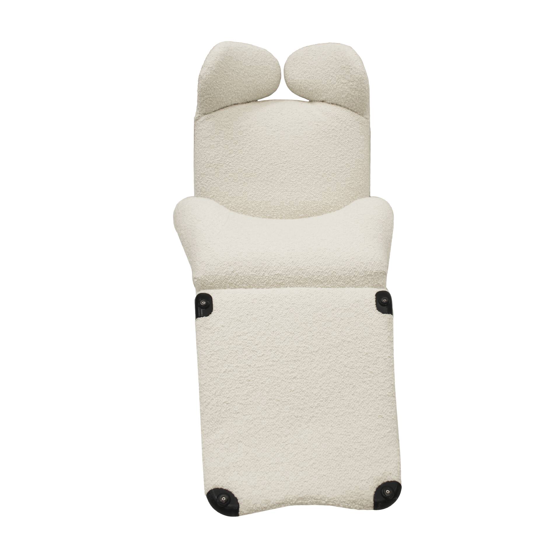 Wink White Armchair Designed by Toshiyuki Kita for Cassina, 1980s