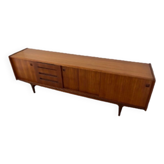 Enfilade scandinave vintage, enfilade en teck des années 60, 70