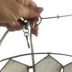 Lustre / lampe murale vintage coquille capiz