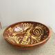 Glazed terracotta salad bowl