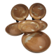 Set de 6 assiettes creuses en grès Puisaye