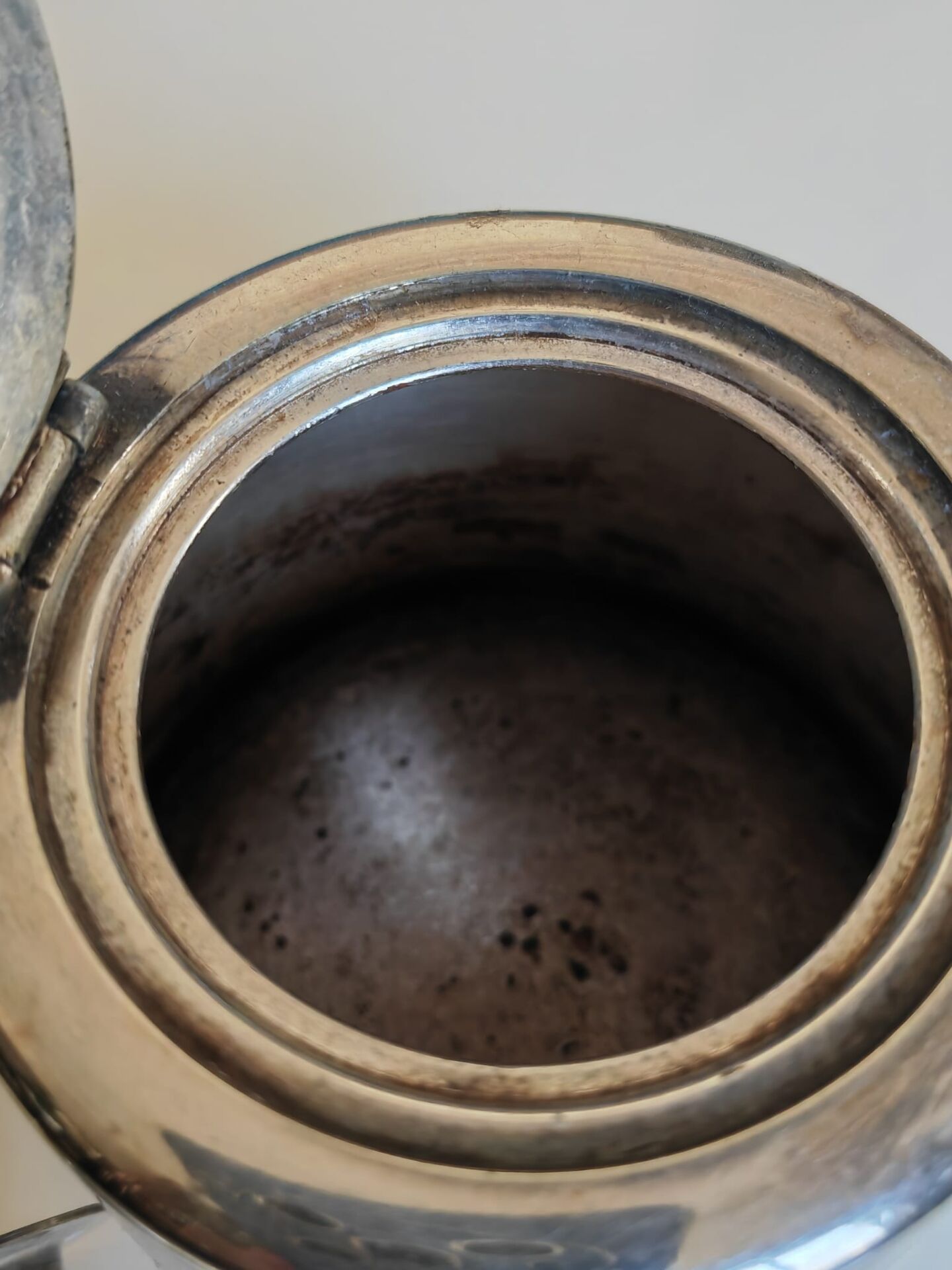 Silver-plated teapot