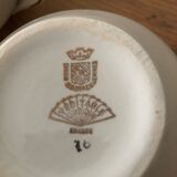 2 large Sarreguemines cups
