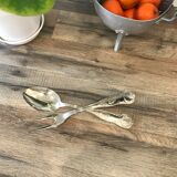 Paire de couverts de service en argent