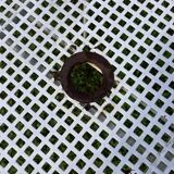 Iron garden table