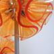 Orange "Coral Ball" floor lamp - QisDesign