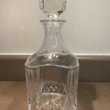 Carfe à whisky et deux verres cristal cidelé