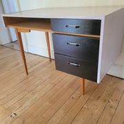 Bureau pieds compas vers1970