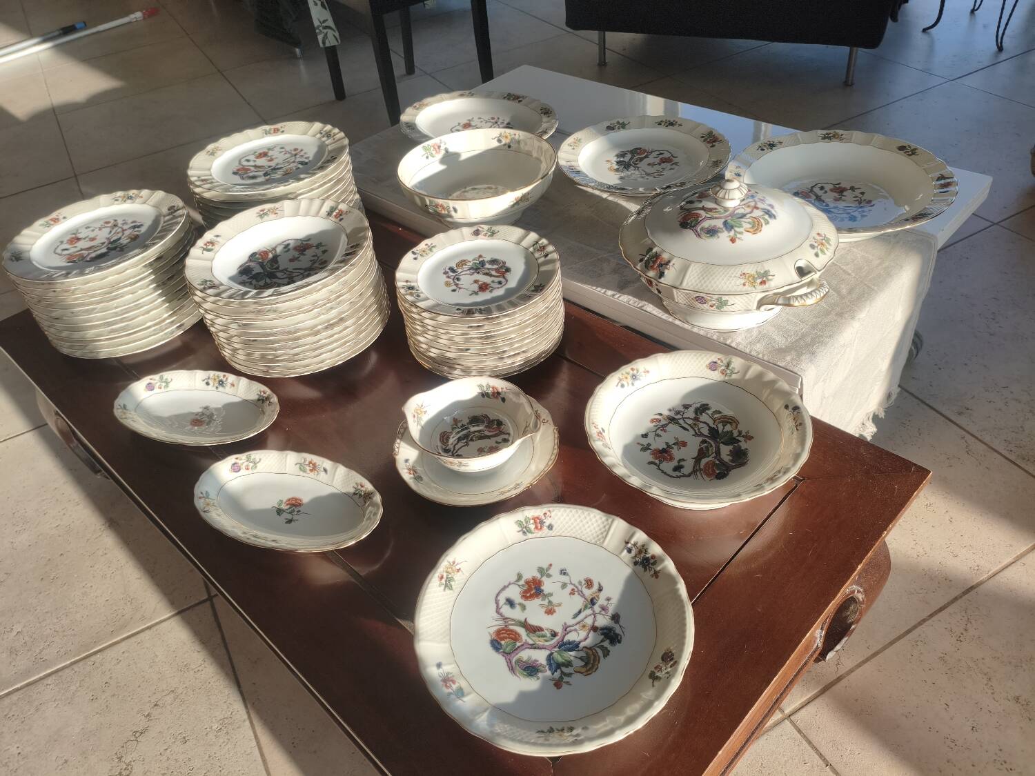 Bernardaud - Bengali - Set complet 59 pièces