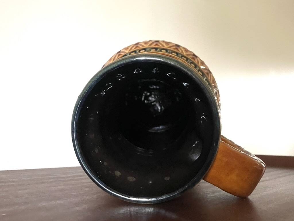 Large enameled jug, Germany, 1960