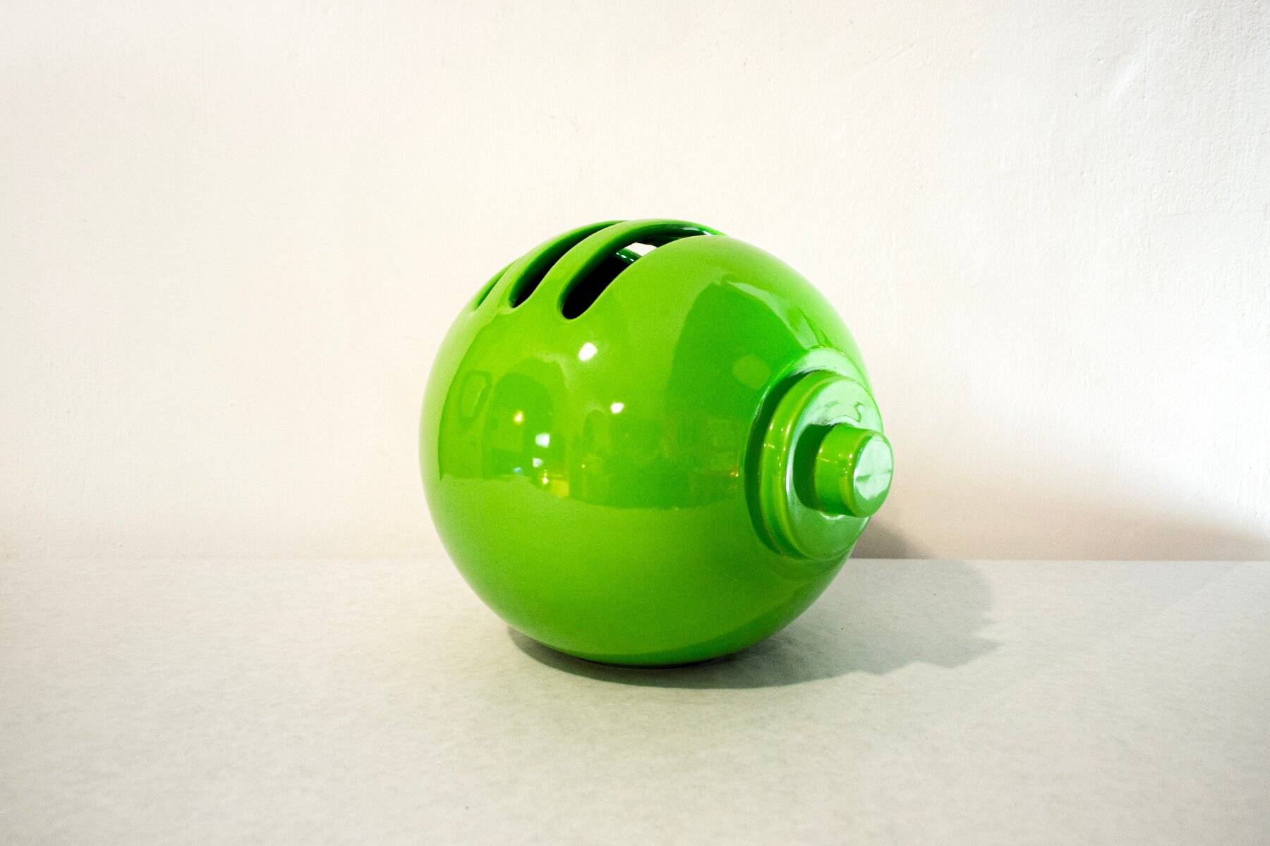 Flower vase La Bolla in ceramic by Enzo Bioli for Il Picchio Italy, 1960s.