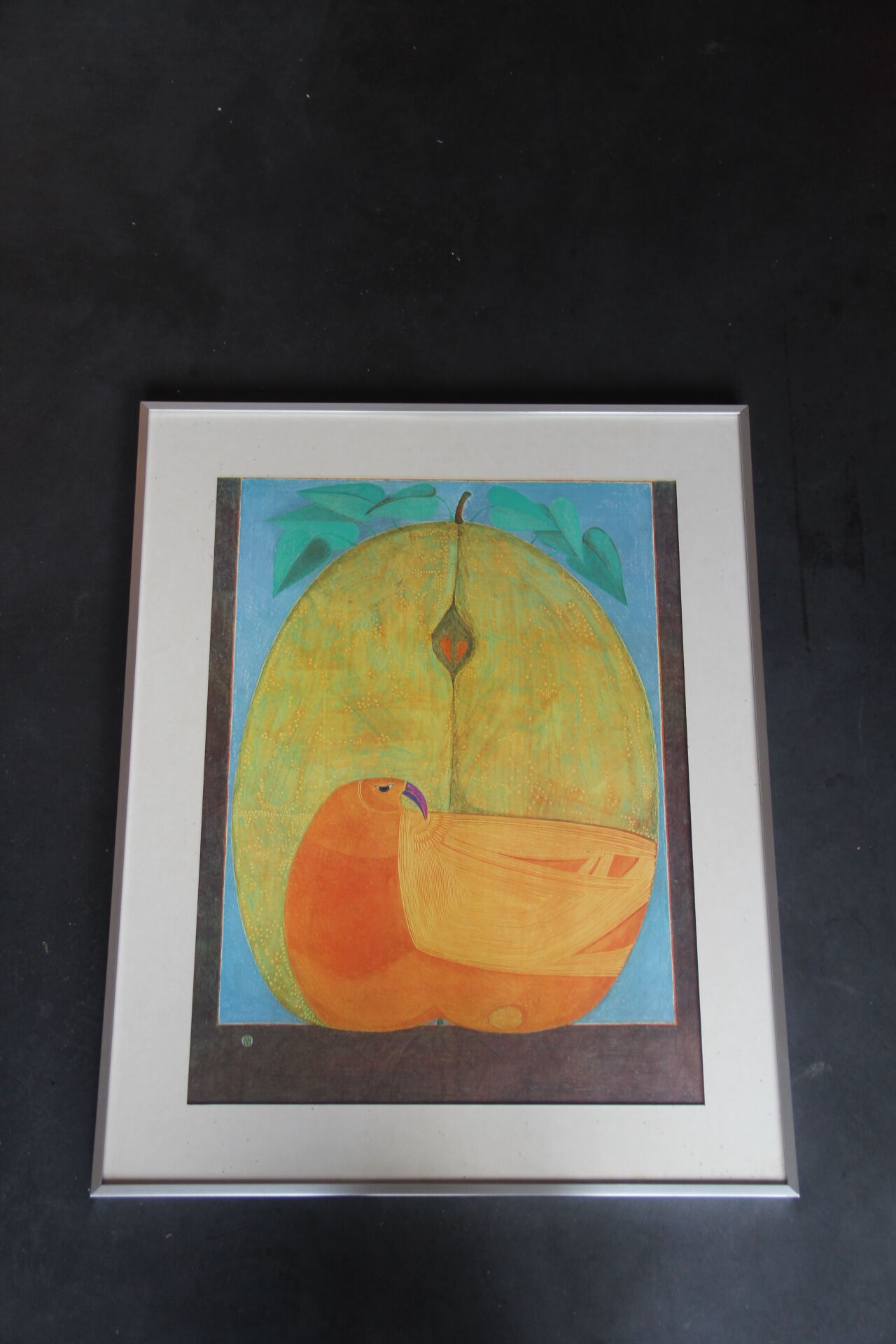 Vintage framed illustration