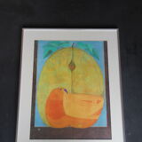 Vintage framed illustration