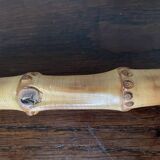 Bamboo handle cheese knife
