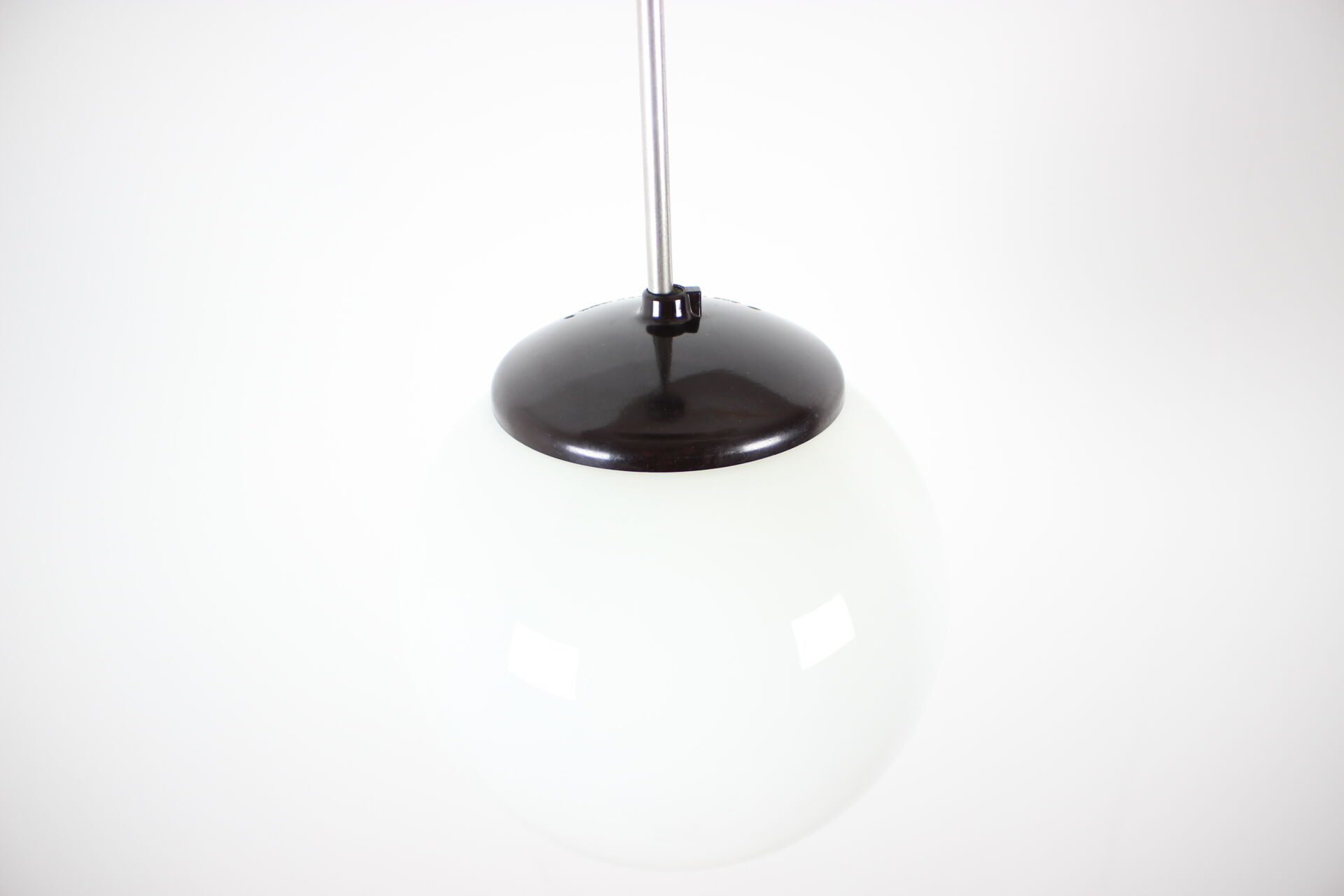 1950's, glass & bakelite pendant, Czechoslovakia