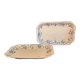 Paire de plats rectangulaires Regout modèle Ortus