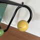Vintage wall coat rack from the 1950s.
