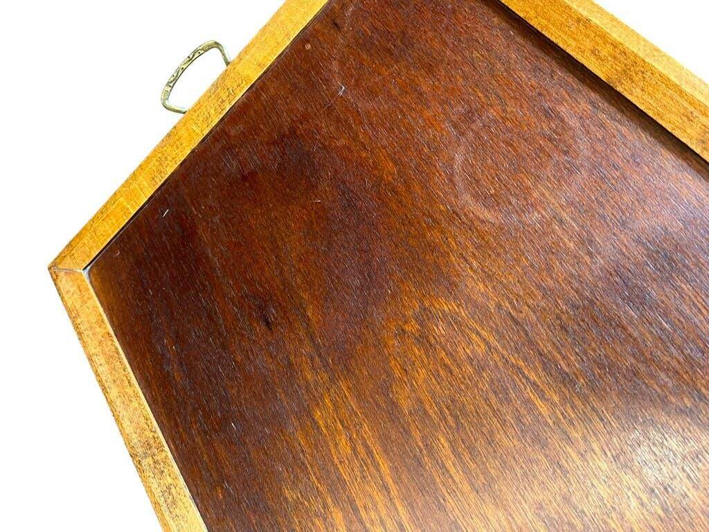 Vitrine / meuble à thé / meuble vitrine vintage en bois