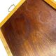 Vitrine / meuble à thé / meuble vitrine vintage en bois