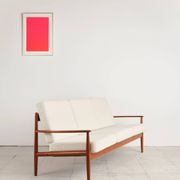 Three-seater sofa model 118 in teak by Grete Jalk, Denmark, 1950s.