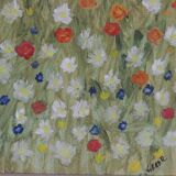 Nature morte de fleurs des champs