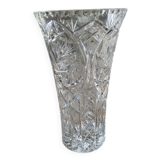 Old crystal vase