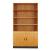 Bibliothèque en bois de frêne, design danois, années 1960, designer : Børge Mogensen