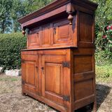 Old 18th century 2-part solid oak dresser