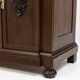 Large buffet with 4 doors in oak and mahogany - early 20th century