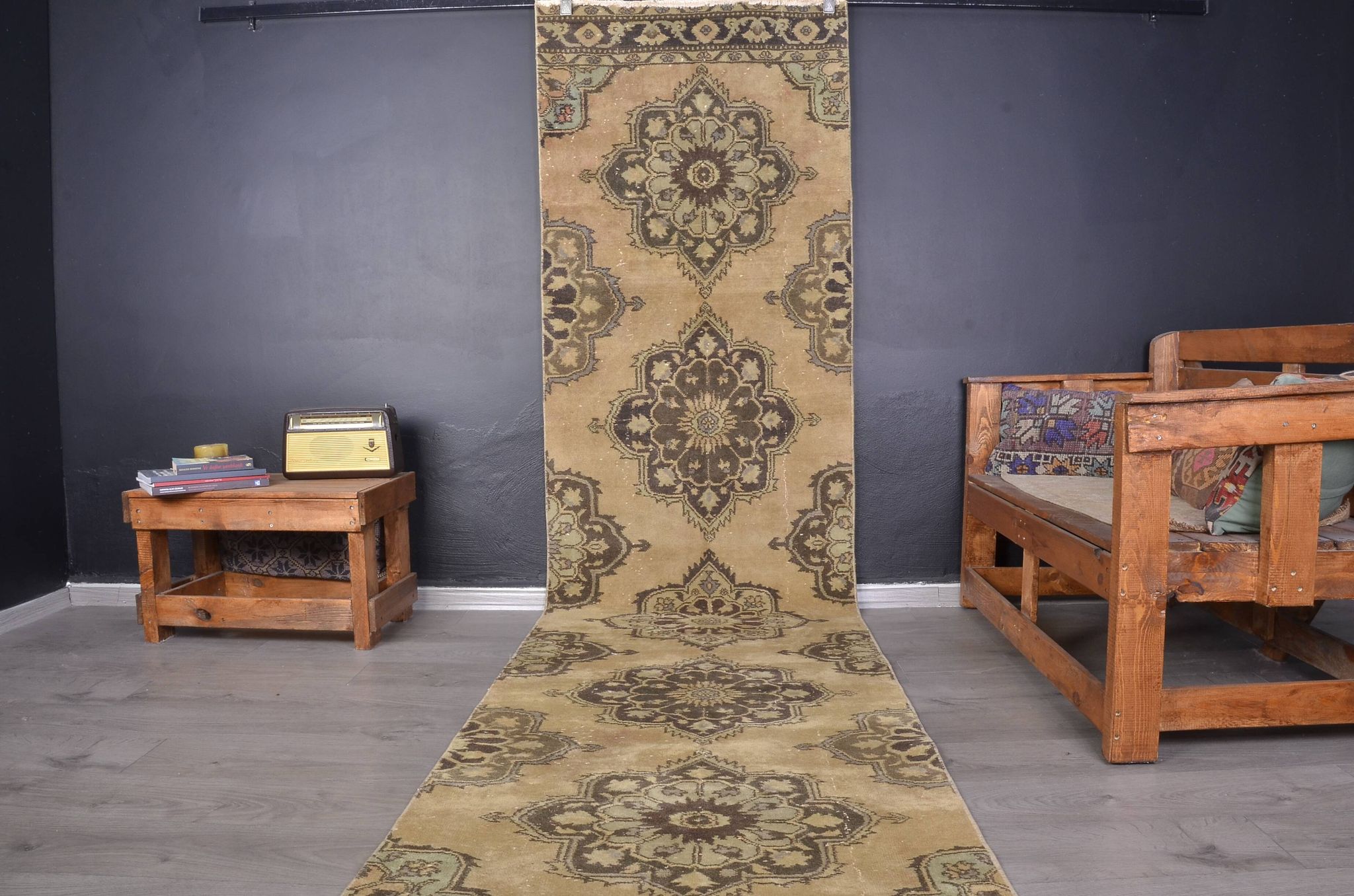 Couloir en laine Oushak extra long sku 1904