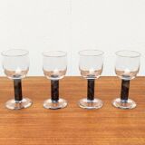 German wine glasses by Regina Kaufmann for Glashagen Hütte, set of 6.