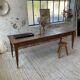 Oak farmhouse table