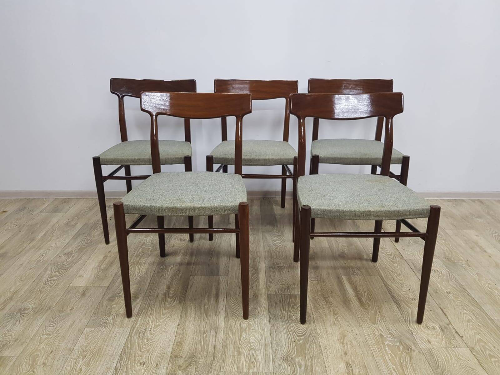 Set of chairs, Lubke/No.603/Mid-Century, 1950s/60s.