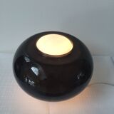 Lamp in black glass from the 1960s