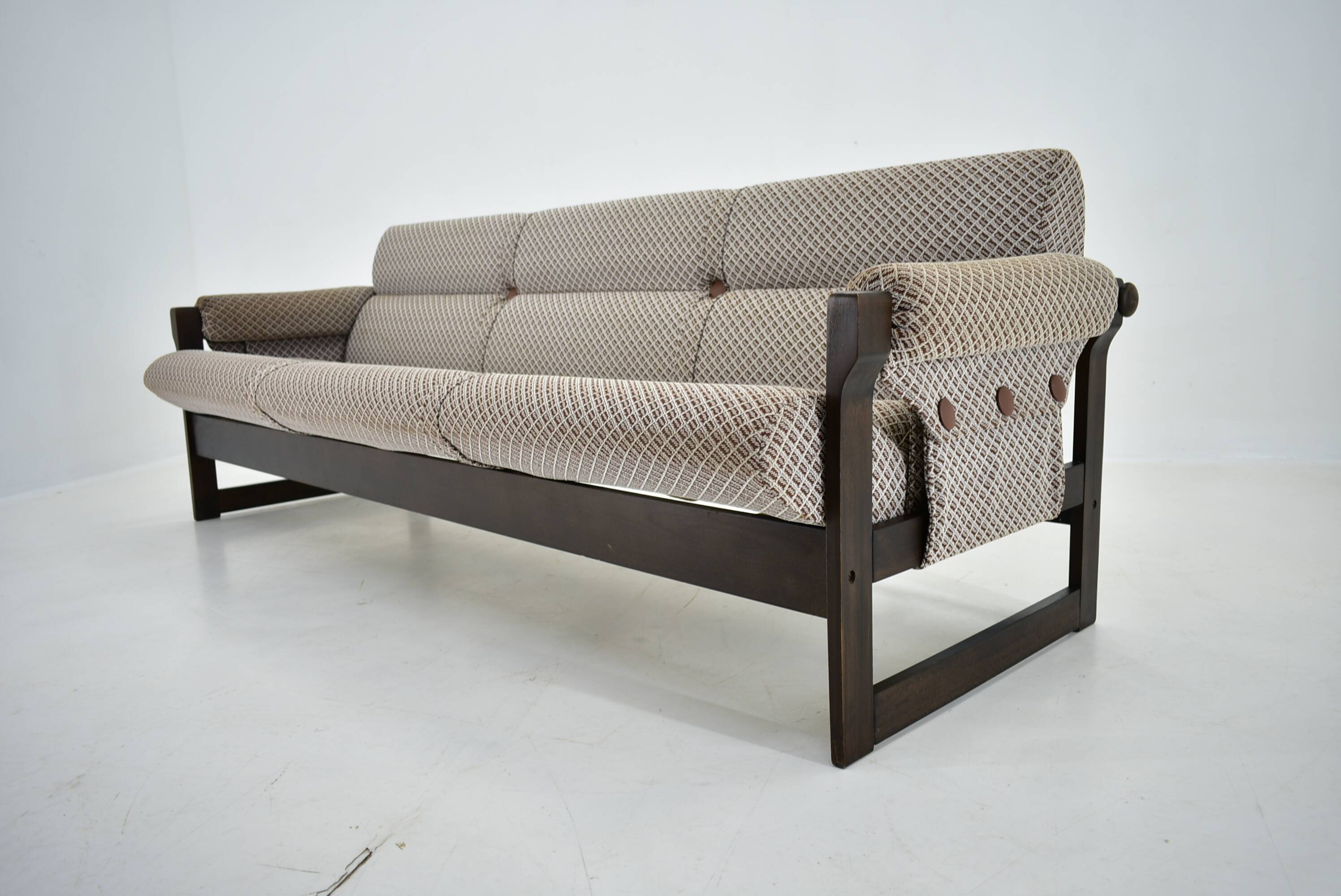 Midcentury Adjustable Sofa, Czechoslovakia,  1970s