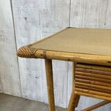 Vintage rattan desk