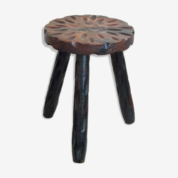 Tabouret tripode espagnol