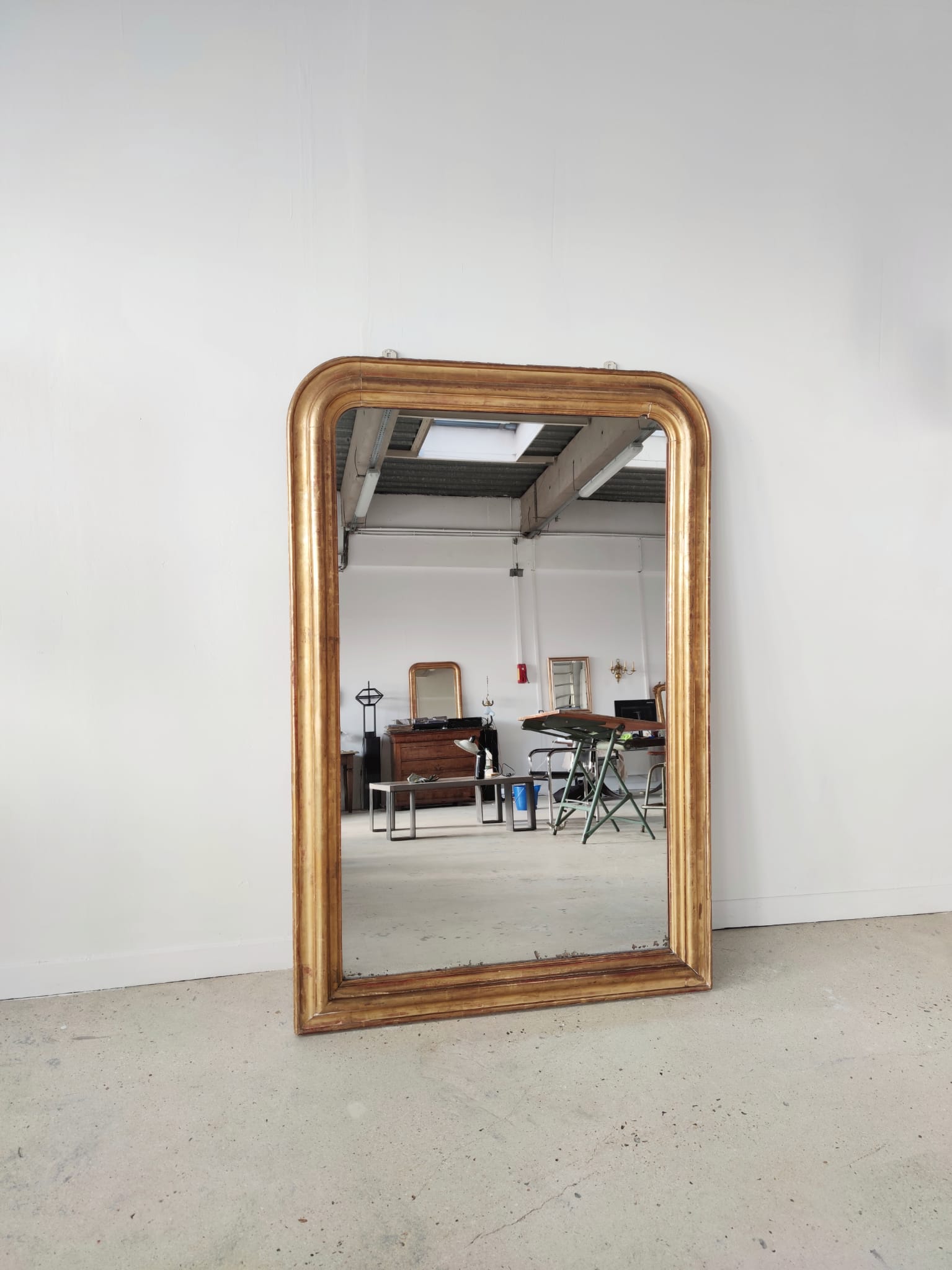 Gilded mirror louis philippe h style:1m66