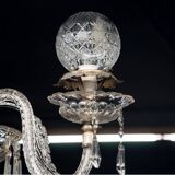 Murano crystal chandelier, Italy.