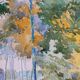 Watercolor painting signed Andrée Chameron (1894-1985)