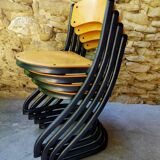 Set of 4 Souvignet chairs