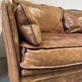 Leather sofa sting celier vintage camel design