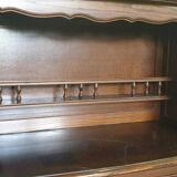 Imposing Basque furniture with regional crosses and original central door - 20th century