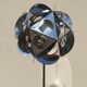 Vintage Sputnik chrome metal lamp 70s