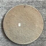 Antique domed witch's eye mirror in gilded wood