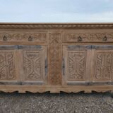 Buffet 2 Portes Décors Style Gothique