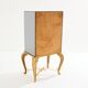 Maison Jansen bar cabinet in gilded wood and mirrors circa 1940