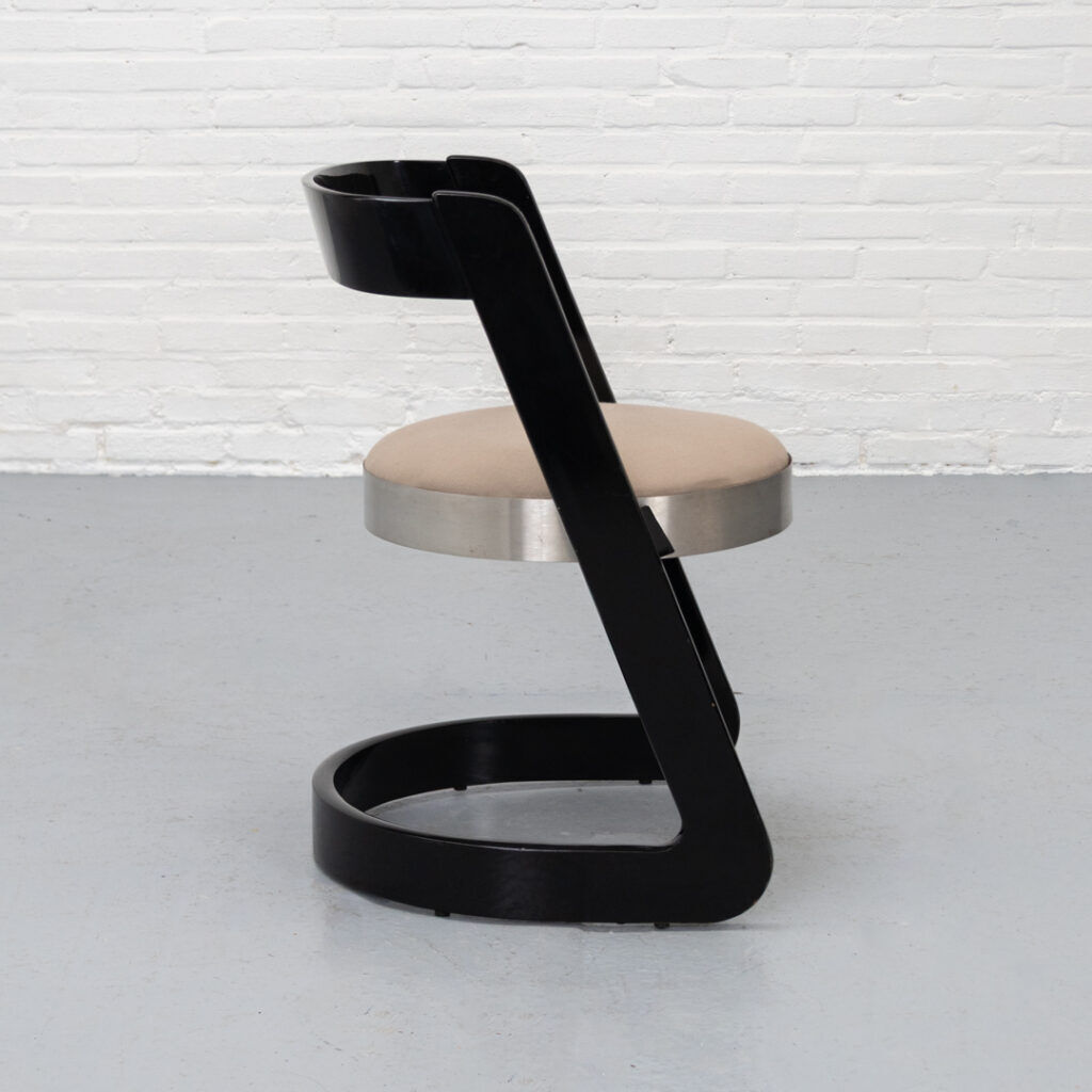 Willy Rizzo Dining Set Italy 1970s