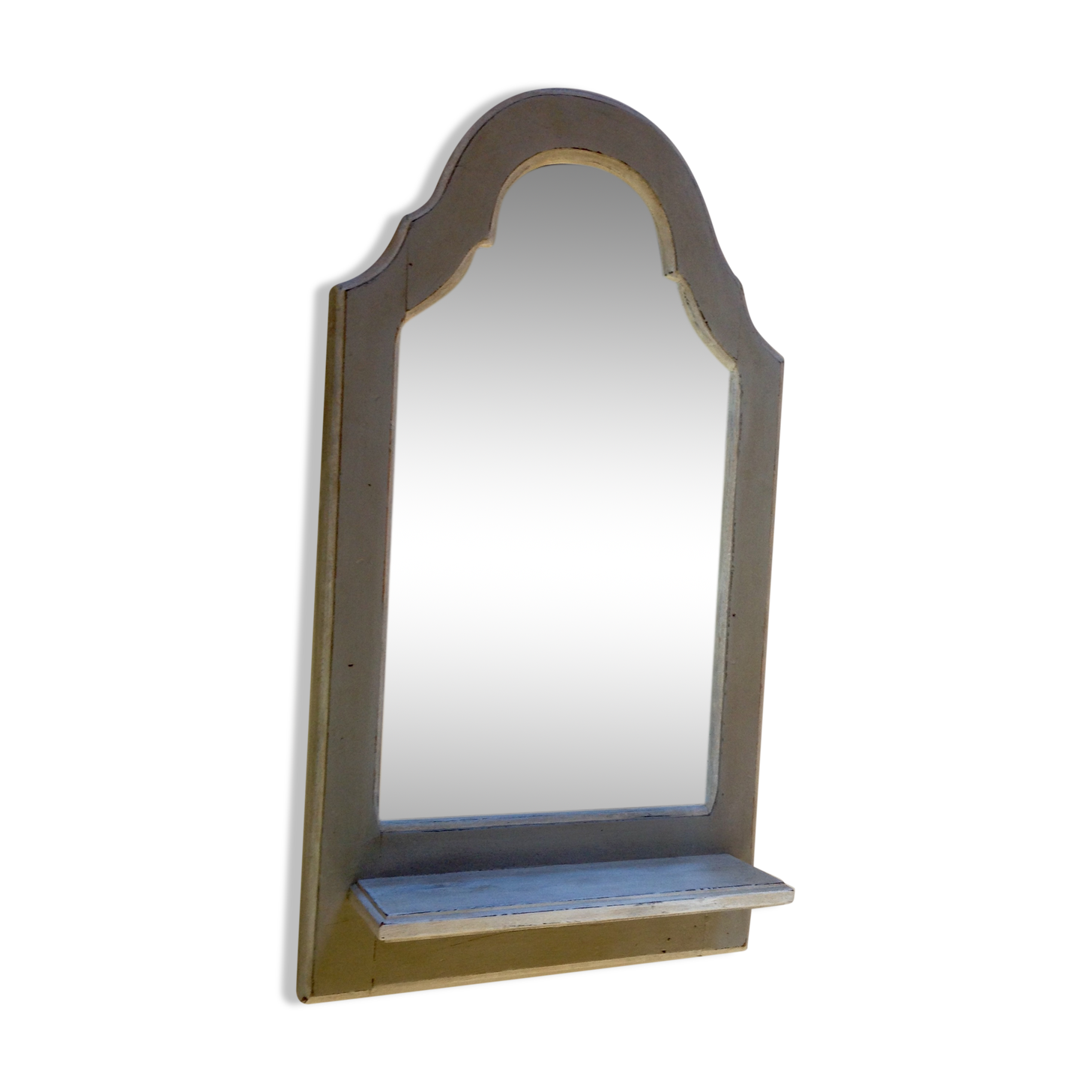 Mirror in wood with Tablet 70X40cm